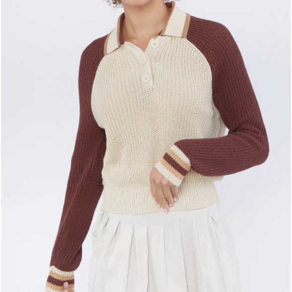 Marble Canvas Pant Bundle with Crew neck bodysuit & sweater knit top. Small NWT - Picture 11 of 16